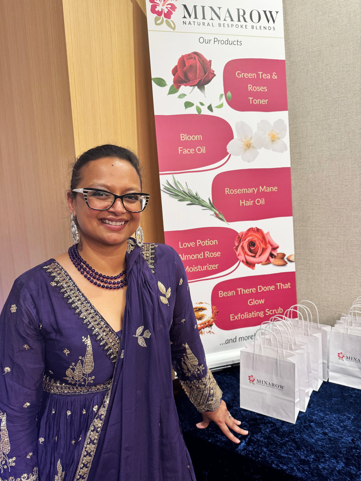 Irina skincare founder